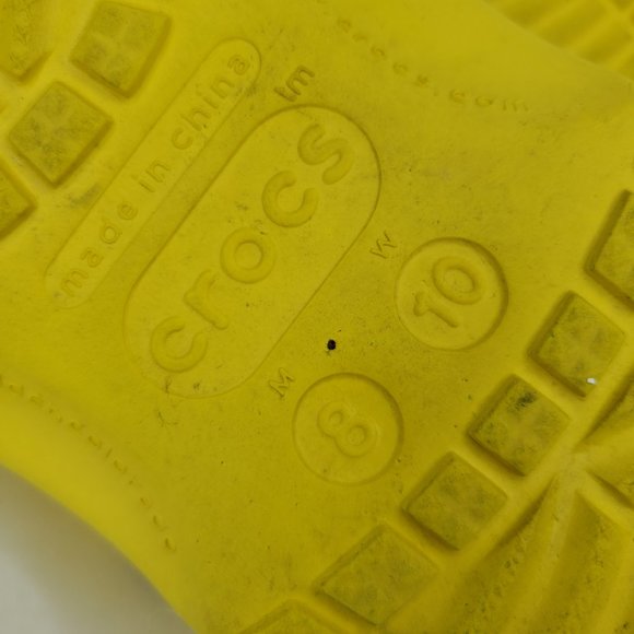 Crocs Unisex - Adult Men's and Women's Classic Clog Lemon Yellow Sz:8M - 10W.Goo - Picture 12 of 12